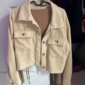 FREE NWOT casual cropped jacket w purchase $50+